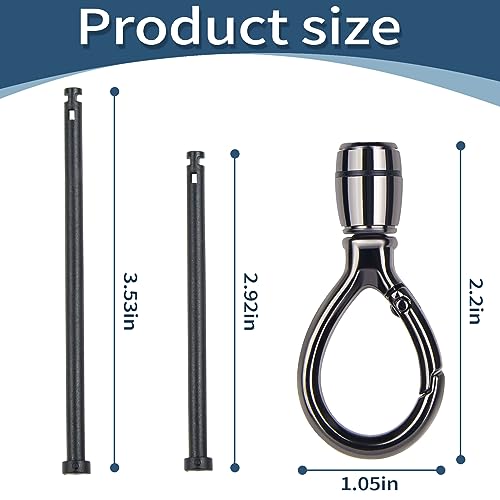 SK CUSTOM Men's Car Key Chain Pendant Metal Simple key chain Waist Pendant Ring Pendant Business Drop proof Key Chain (Oval silver)