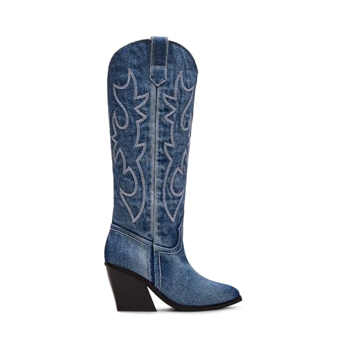 Madden Girl Women's Arizona, Black Paris, 10