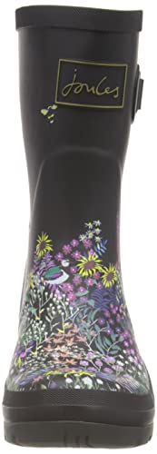 Joules Women's Molly Welly Rain Boot, Pink Leopard, 7