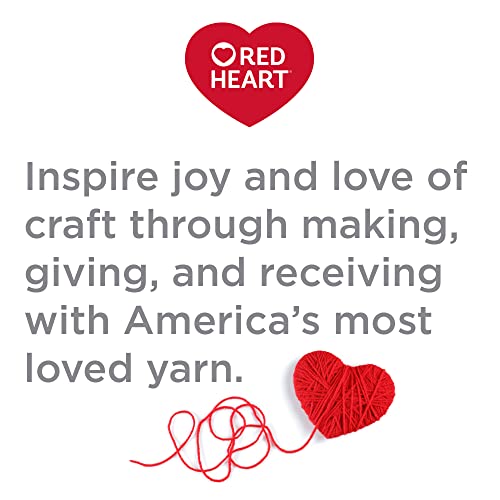 Red Heart Hygge Snow Yarn - 3 Pack of 227g/8oz - Acrylic Nylon Blend - 5 Bulky - 212 Yards - Knitting/Crochet