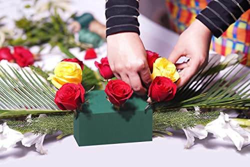 FLOFARE Large Pack of 3 Dry and Wet Floral Foam Blocks for Fresh and Artificial Flowers, Each (7.8” L x 3.5” W x 2.4” H), for Wedding, Birthdays, Home, Office, and Garden Decorations