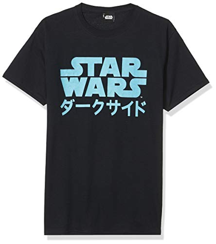 Star Wars Men's Kanji Logo T-Shirt, Black, Small