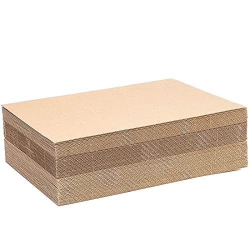 Juvale Large Corrugated Cardboard Sheets for Mailers, 11x14 Flat Packaging Inserts Pads, Shipping, Packing, Mailing, Dividers, Crafts, DIY Art Projects Supplies (2mm Thick) - 50-Pack