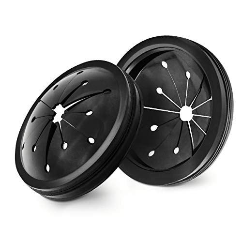 2 PCS Garbage Disposal Splash Guard Sink Baffle, Food Waste Disposer Accessories for Waste King, Whirlaway and GE Models (3 1/8 Inch) by CLEESINK