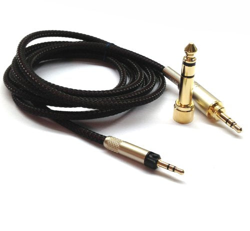 NewFantasia Replacement Audio Upgrade Cable Compatible with Sennheiser HD598, HD598Cs, HD560s, HD598SE, HD620S, HD400PRO, HD599, HD569, HD579 Headphones 1.2m/4feet