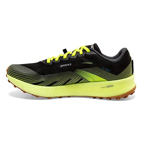 Brooks Catamount Men's Trail Running Shoe - Blue/Lime/Biscuit - 12