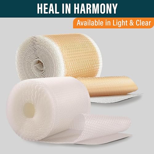 NUVADERMIS Clear Silicone Scar Tape for Surgical Scars - 120" x 1.5" Roll - Extra Long Scar Sheets for C-Section, Tummy Tuck, Keloid, and Surgical Scars - Reusable Medical Grade Silicone Scar Tape