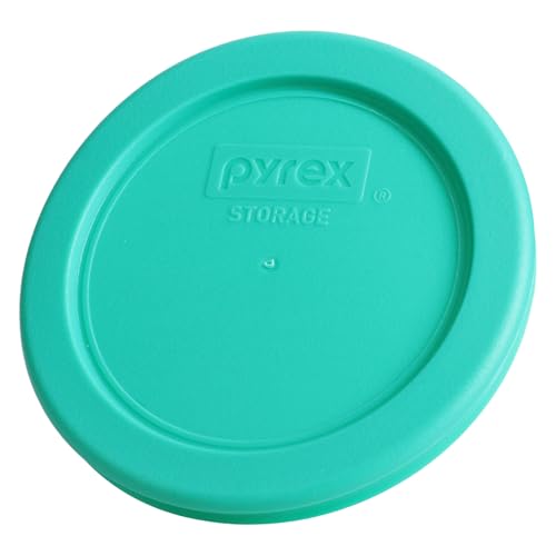 Pyrex 7202-PC 1-Cup Green Food Storage Replacement Lid (4-Pack) - Made in USA