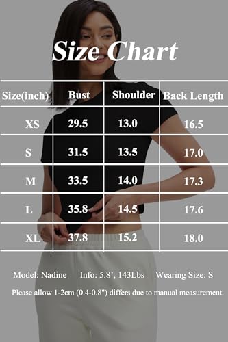 Womens Summer Crop Tops Y2k Baby Tees Cute Short Sleeve Ribbed Crew Neck T Shirt Sage Green