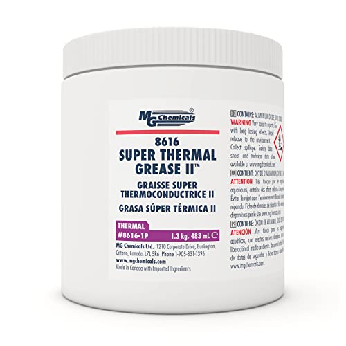 MG Chemicals - 8616-1P 8616 Super Thermal Grease II, 1.3 kg Tub