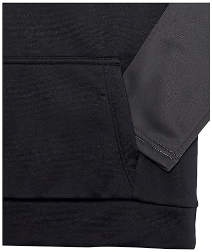 Under Armour boys Baseball Graphic Hoodie 23, (001) Black/Jet Gray/White, X-Small