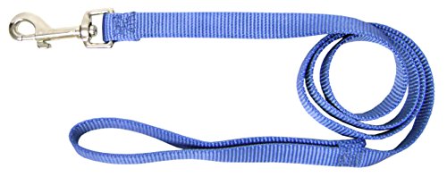 Hamilton Pet & Equine Hamilton 4-Feet Long Single Thick Deluxe Nylon Lead with Swivel Snap, 5/8-Inch, Teal
