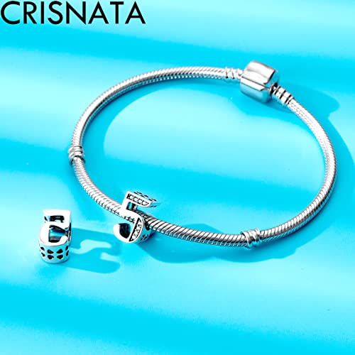 32 Birthday Charms fits Pandora Wedding Bracelet, 925 Sterling Silver 32nd Anniversary CZ Beads, Number 32 Years Old Gifts for Christmas/Valentines Day/Bridal