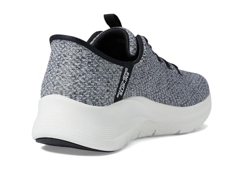 Skechers Men's Arch Fit 2.0 Look Ahead Hands Free Slip-in Sneaker, White/Black, 9 X-Wide