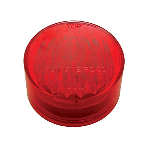 United Pacific 37342 - Rear Ss Air Cleaner Light Bar With Bracket For Peterbilt Trucks - Clearance/Marker Light, Red Led