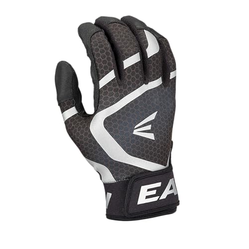 Easton | MAV GT Baseball Batting Gloves | Black/Black | Youth Small