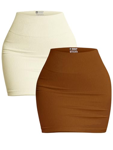 PEIQI Women's Pencil Skirt Stretchy Bodycon Mini Skirts Night Out Party High Waist Skirt Black Black S