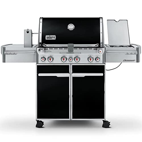 Weber Summit E470 Liquid Propane Gas Grill, Black