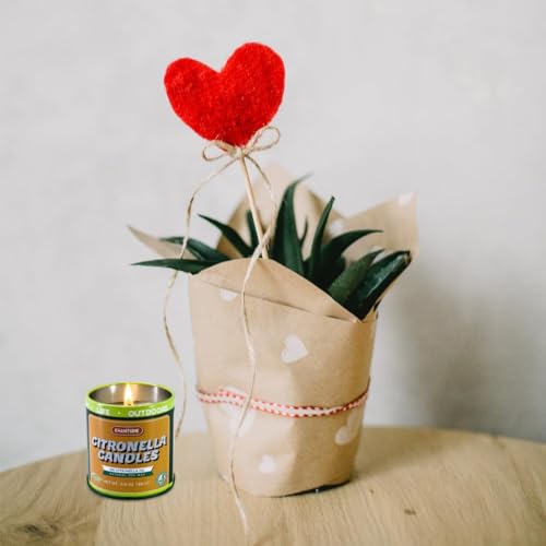 Citronella Candle 9 Pack, 3 oz Jar Candles, Indoor Outdoor Lemongrass Scented Candles, Made with Natural Citronella Oil and a Soy Wax Blend