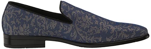 Stacy Adams Men's Savino Slip On Loafer, Black, 10.5