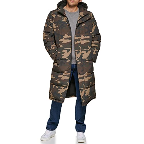 Levi's Mens Levi's Men's Arctic Cloth Extra Long Parka, Black, Small US