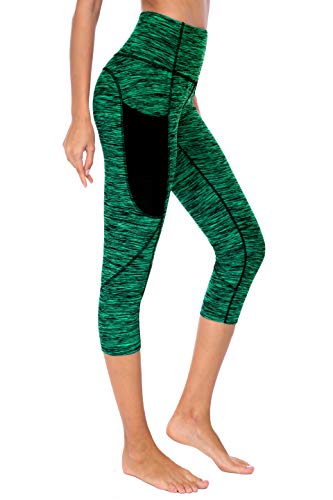 Sugar Pocket Women's Workout Capris Running Tights Yoga Pants M(06)