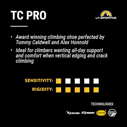 La Sportiva Men's TC Pro Rock Climbing Shoes, Olive, 8.5-9