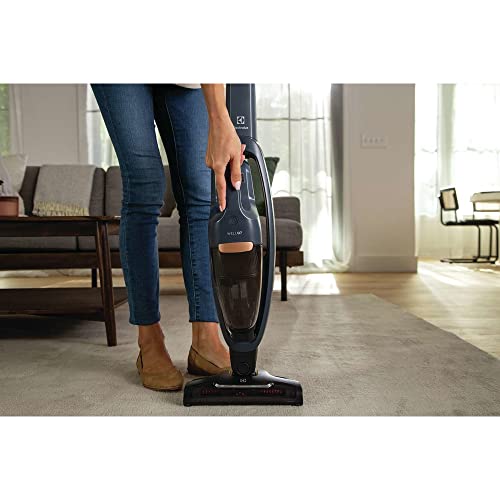 Electrolux WellQ7 Stick Cleaner Lightweight Cordless Vacuum with LED Nozzle Lights, Turbo Battery Power, Motorized Bristle Nozzle for Carpets and Hard Floors, in Denim Blue