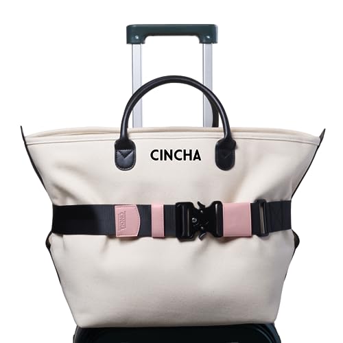 The Original Cincha Travel Belt for Luggage - Add a Bag Luggage Strap for Carry On Bag - Airport Travel Accessories for Women & Men - As Seen on Shark Tank