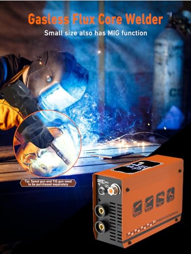 Rubik Mini 160A Stick Welder 110/220V, 3 in 1 Welder Machine MIG/MMA/Lift Tig, Portable ARC Welding Machine with IGBT Inverter, Digital LCD Dispaly Welder. (Not Spool Gun)