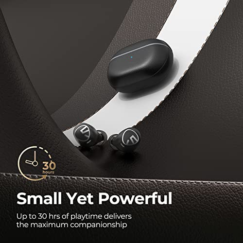 SoundPEATS Free2 Classic Wireless Earbuds Bluetooth V5.1 Headphones with 30Hrs Playtime in-Ear Wireless Earphones, Built-in Mic for Clear Calls, Touch Control, Single/Twin Mode, Stereo Sound