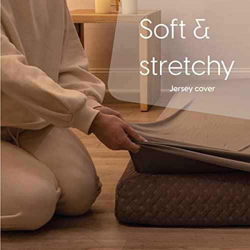 Fitted Sheet for The Milliard Trifold Mattress, Super Soft and Cozy Washable Grey Sheet (Twin, 4")