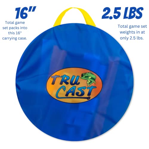 TruCast | Ultralight Weight Folding Packable Outdoor Game | Practice or Learn to cast in Your Backyard or backlands (Game ONLY)