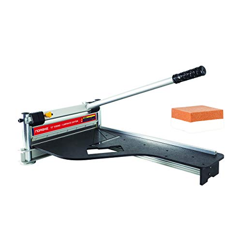 Norske Tools Newly Improved NMAP001 13 inch Laminate Flooring and Siding Cutter & Estwing - DFH-12 Rubber Mallet - 12 oz Double-Face Hammer with Soft/Hard Tips