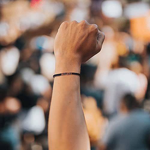 JoycuFF Godmother Inspirational Morse Code Bracelet for Women Secret Message Wood Beads with Cord Jewelry Birthday Christmas Mother's Day Gift for Her Mother Grandmother