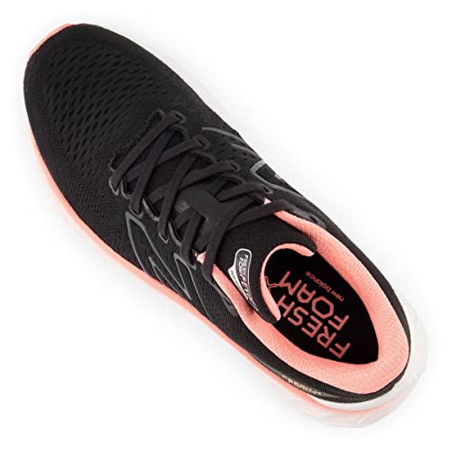 New Balance Women's Fresh Foam X EVOZ V3 Slip-Resistant Running Shoe, Black/Black Metallic/Black, 8
