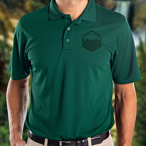 Russell Athletic Men's Dri-Power Performance Golf Polo Shirt, -true red, L