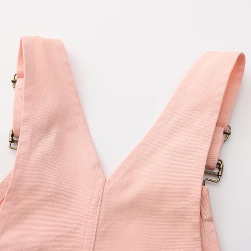GRANDWISH Girls Lusty Gallant Bib Overalls with Adjustable Shouler Strap, Size 6