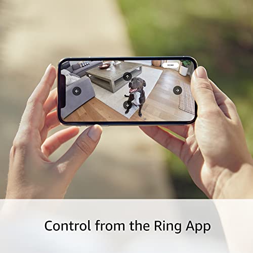 Ring Indoor/Outdoor Pan-Tilt Mount for Outdoor Cam (Stick Up Cam) Plug-In, Black (Power adapter and camera not included)