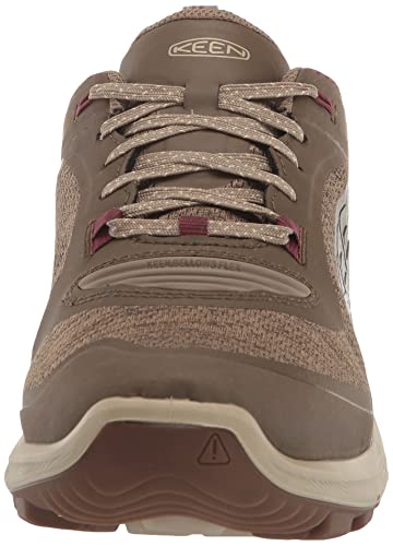 KEEN Women's Terradora Flex Low Height Waterproof Hiking Shoes, Vintage Indigo/Peachy, 10