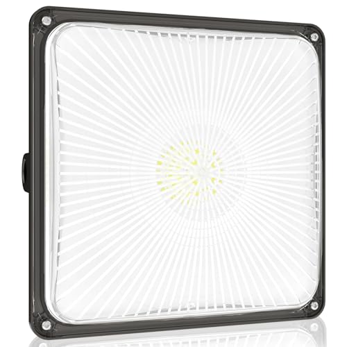 HYPERLITE LED Canopy Light 45W 6300Lumens,9.5"x9.5" LED Canopy Lights 5000K Daylight,Ideal and Commerical Canopy LED Lights for Garage,Carport,Shop,Workshop,Underpass,Entrance