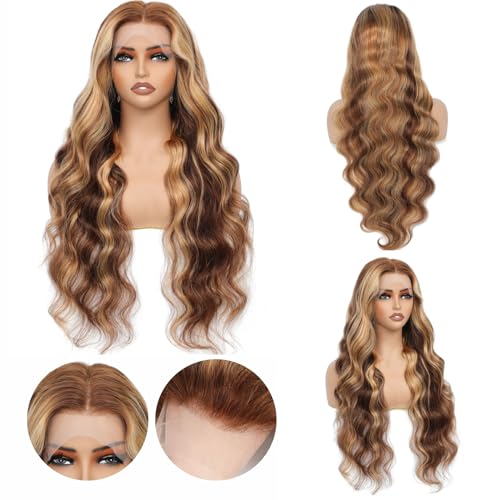 Aaliweya Body Wave Glueless Wear and Go Wigs Human Hair 5x5 Pre Plucked Pre Cut Real Human Hair Wigs 5x5 Hd Lace Closure Wigs Human Hair 180 Density Natural Black Color 28inch