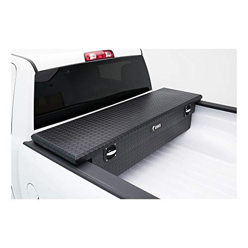 UWS EC10013 Secure Lock 69-Inch Matte Black Heavy-Wall Aluminum Truck Tool Box with Low Profile, RigidCore Lid
