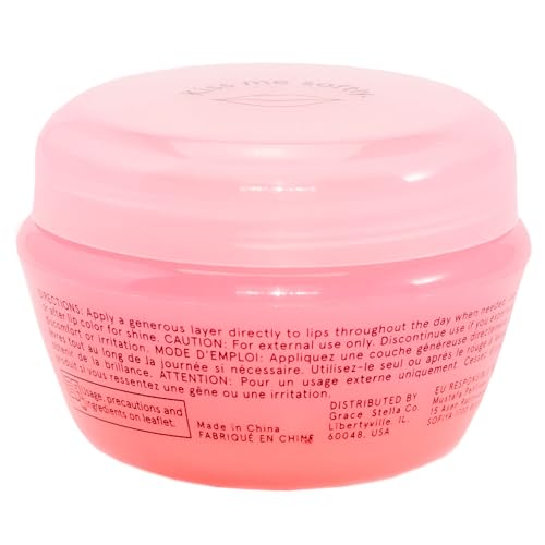 Grace & Stella Award Winning Lip Plumper Nourishing Berry Lip Mask - Lip Balm Hydrating - Lip Moisturizer For Very Dry Lips - Overnight Lip Mask & Lip Treatment & Lip Sleeping Mask - Vegan