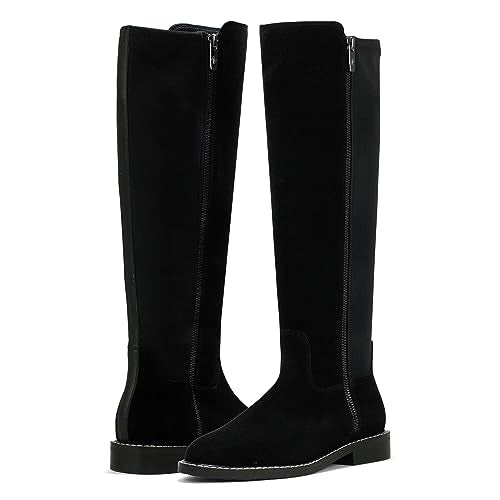 Donald Pliner Women's Isla Calf Suede Fashion Boot, Saddle, 10