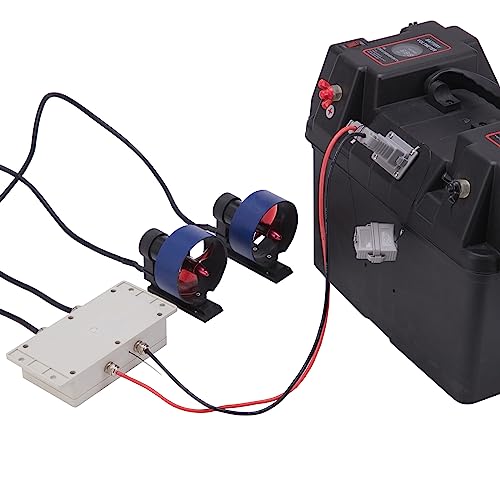 ANKG 50Amp 10Awg Battery Quick Connect Electric Forklift Cable with O Ring Terminal,2Pcs 32cm/1ft with Quick Connector for Carts, Sightseeing Car, Batteries, Motors,Tractors(Grey)