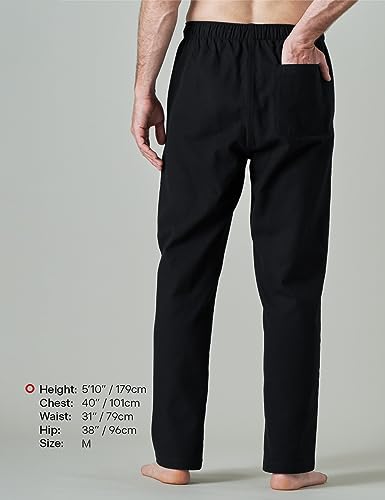 LAPASA Men's Fleece Pajama Pants Plaid Loungewear Soft Warm Sleepwear Pants Nightwear PJ Bottoms Drawstring and Pockets M128 Large (Fleece) Dark Green+navy Blue