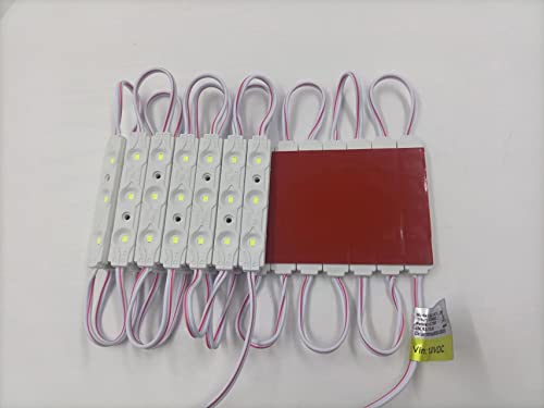 Warm White 3000K LED Module DC12V 0.72W Decorative Tape Light for Lightbox Letter Advertising Signs with Tape Adhesive Backside (200pcs Pack)