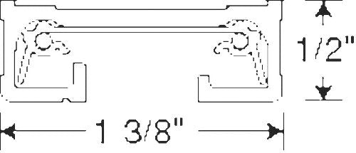 Juno Lighting Group R2WH Track Section, 120 Volts, 2 Foot, White