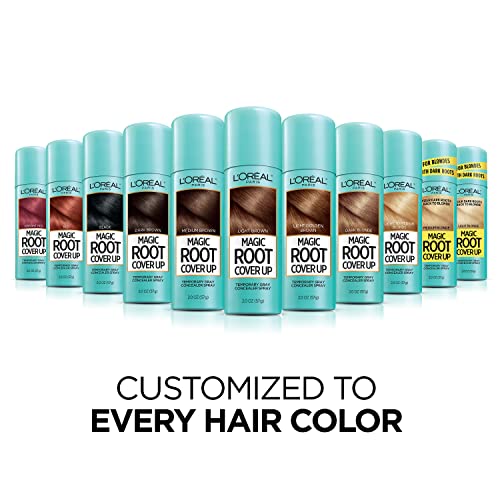 L'Oreal Paris Hair Color Root Cover Up Hair Dye Black 2 Ounce (Pack of 2) (Packaging May Vary)